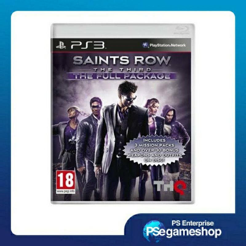 Ps3 Saints Row The Third, Full Package ( Eng / preloved )