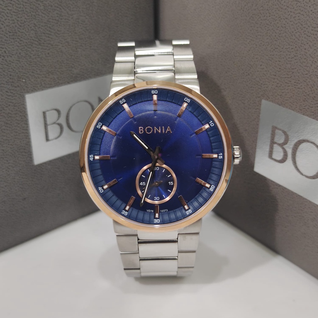 Jam Pria Bonia BNB10373-1382  BNB 10373 1382  Original Garansi Resmi Bonia Free Baterai