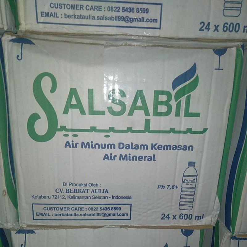 

Air Mineral Organik SALSABIL 600 ml/botol