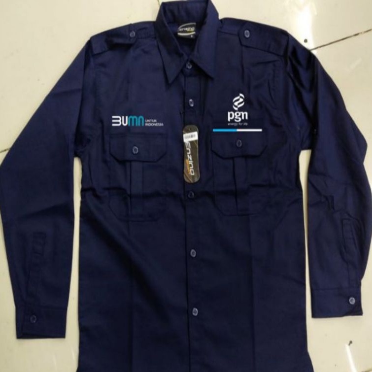 big size kemeja PGN baju PGN Seragam PGN Pdh PGN baju kerja PGN kemeja kerja PGN kemeja perusahaan g