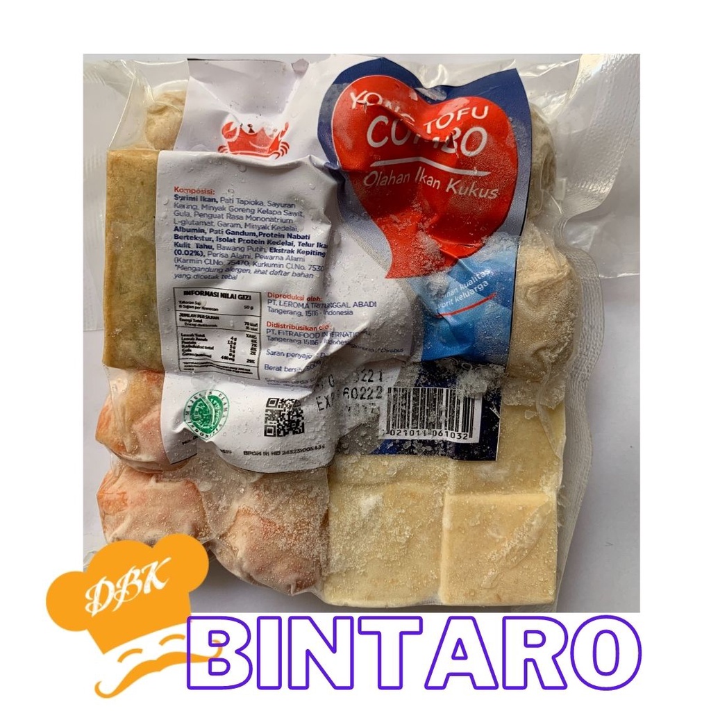 

Seafood King Yong Tofu combo 300g hotpot Suki Kualitas Premium