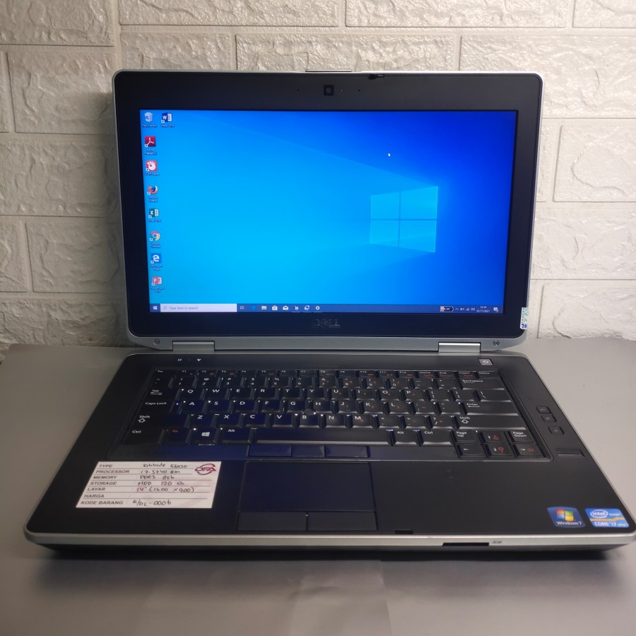 Jual Laptop Dell Latitude E6430 I7 3740qm8cpu Ram 8gb Ssd 240gb Doble