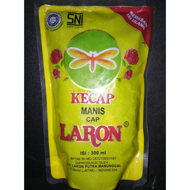 

Kecap Laron Tuban Kemasan Refill 300 ml