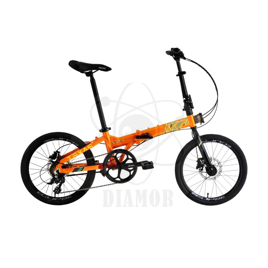Sepeda Lipat 20 Inch Element Police Texas 8 Speed Teh Botol Sosro