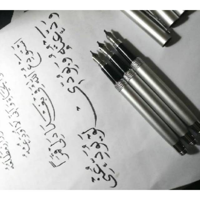 

CUCI GUDANG fountain Pen Iridium Point Germany A8 Pena Tinta Isi ulang Nib Calligraphy kaligrafi