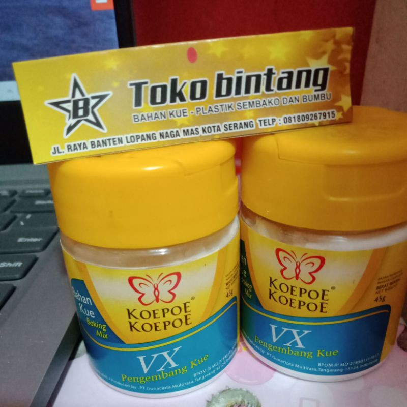 

VX PENGEMBANG KUE 45g KOEPOE KOEPOE