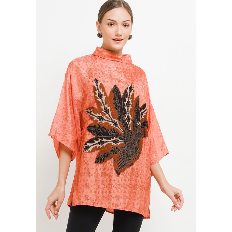 Batik First Blouse TAHARI+Aplikasi Batik Burung