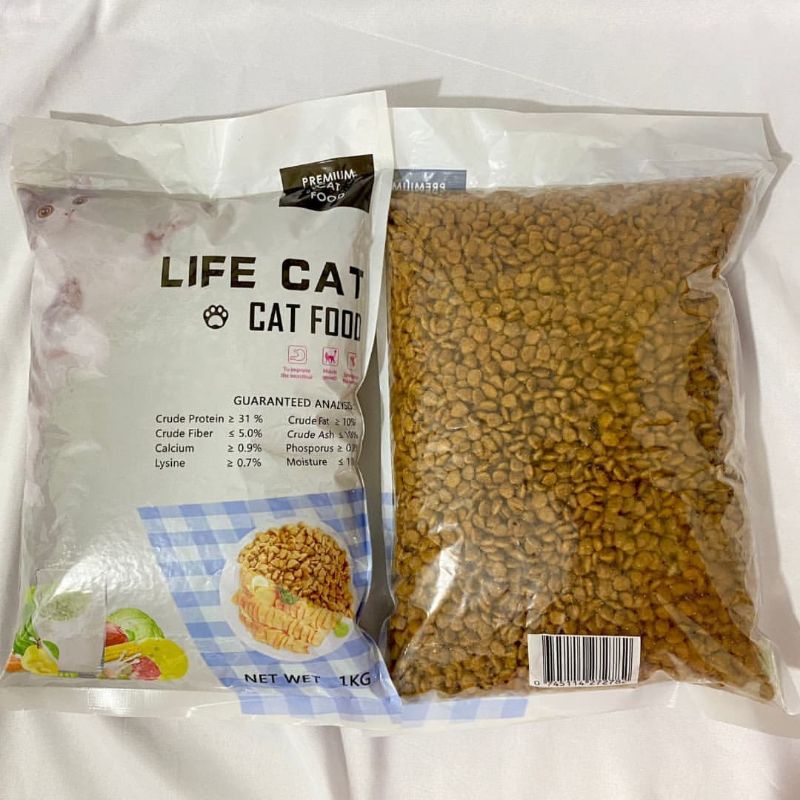 MAKANAN KUCING LIFE CAT Dry Cat Food REPACK 800gr