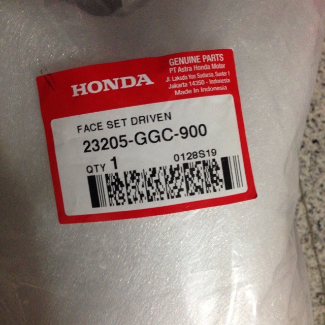 Face set Driven Lonceng Pully Honda beat Inject Beat Fi lama puley 23205 GGC 900 Pully Cowo