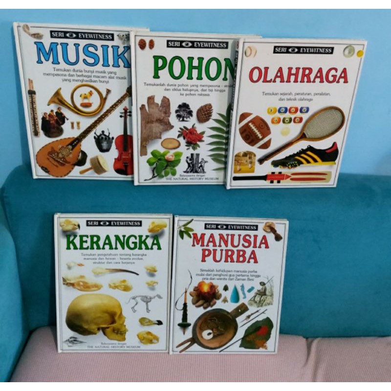 1 set Buku seri eyewitness ( 5 Buku )