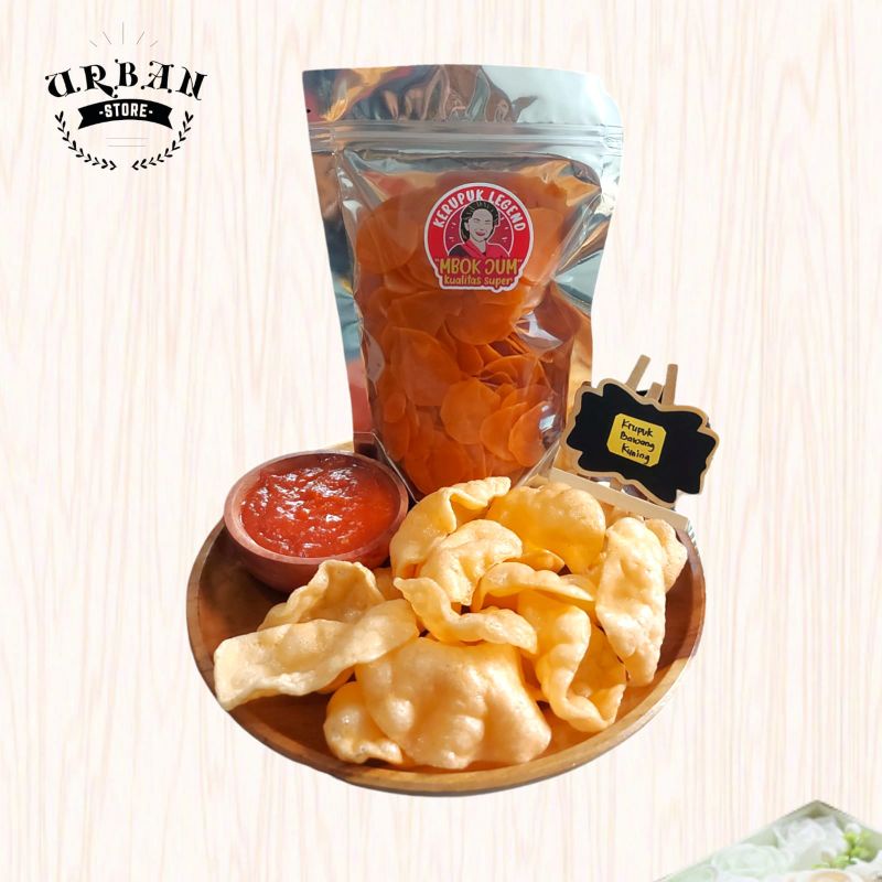 

Kerupuk Mentah Bawang Kuning - Krupuk Mentah