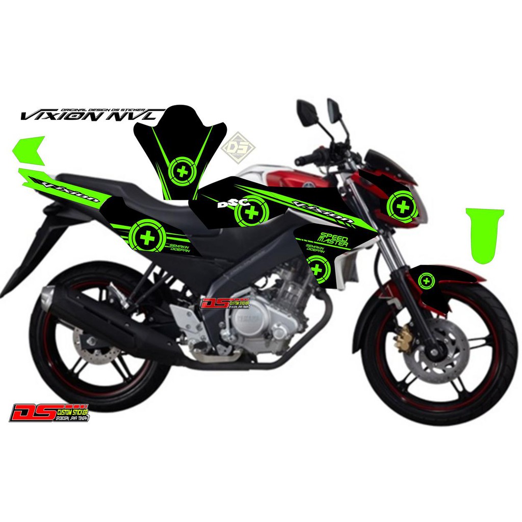 Stiker Decal Sticker Vixion Hijau Shopee Indonesia
