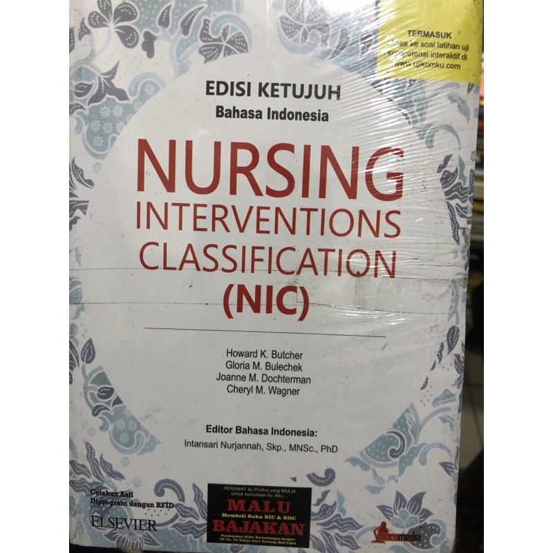 buku keperawatan nic noc (sudah dapat 2 buku nic dan noc)