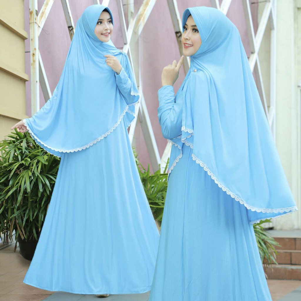 @120 sw Syari Ummi Biru Muda+Bergo