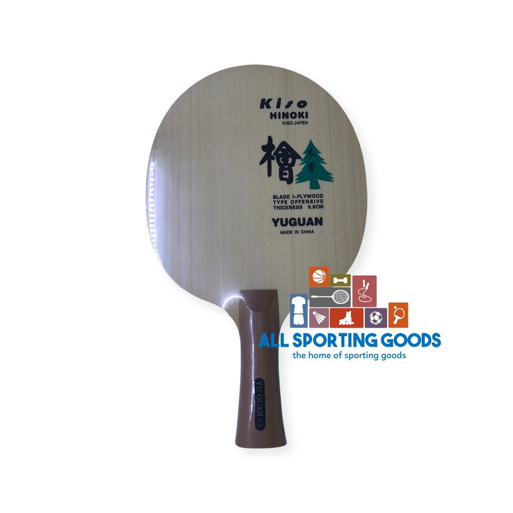 Kayu Bat Pingpong Tenis Meja Yuguan Kiso Hinoki 0.9 CM