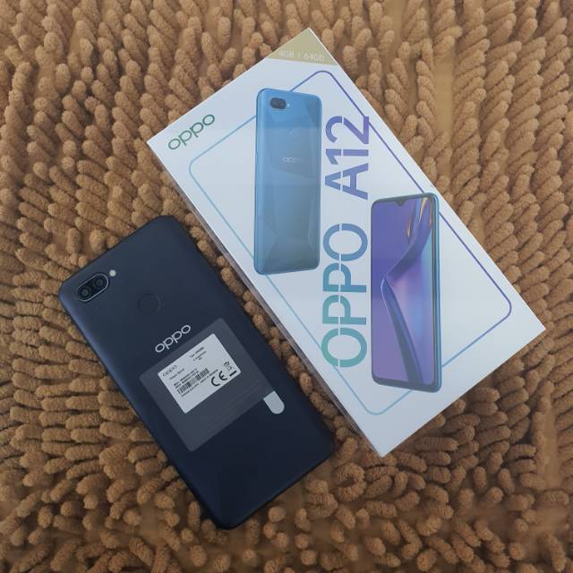 Oppo A12 ram 4gb second bekas pernah pakai | Shopee Indonesia