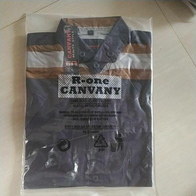 Kemeja Lengan Pendek Pria Bahan Katun Kemeja Kasual Cowok Original Rone Canvany