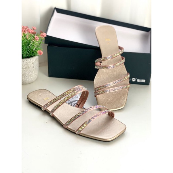 Zara Strappy Flat Sandals