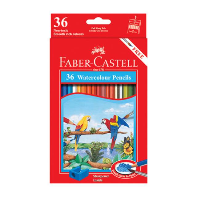 

FABER-CASTELL PENCIL WARNA 114466 WATERCOLOR PENCIL 36 L