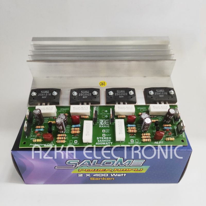 Kit Power Amplifier Sanken Stereo 2x400W