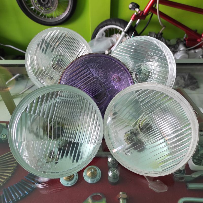 LAMPU HEADLAMP H4 AUTOPAL 7inch ninja tiger scorpio dll