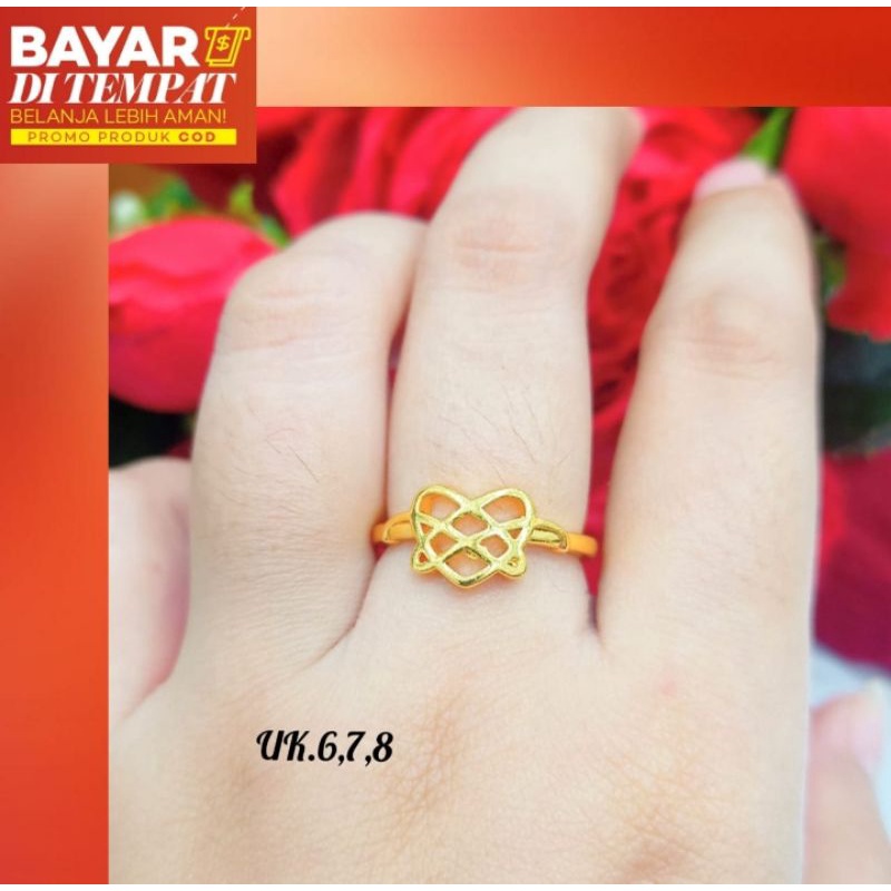 Cincin IKATAN CINTA Terkini Termurah Berkualitas Perhiasan Anti Karat