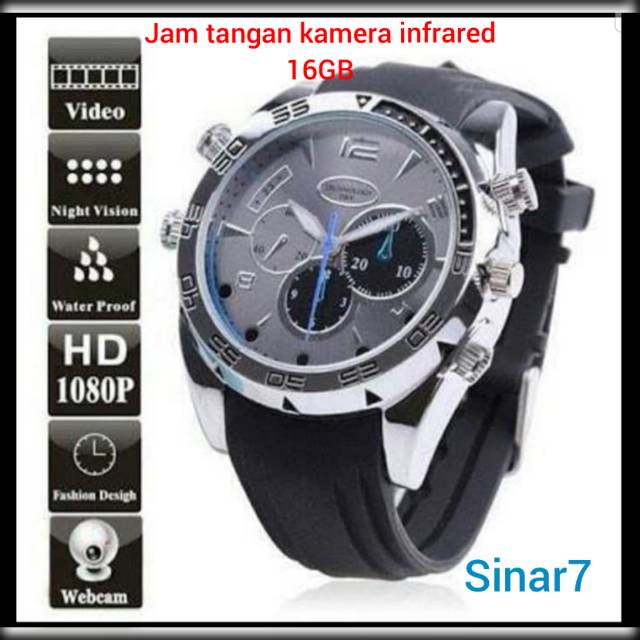 Jam tangan kamera infrared sport Full HD 1080P