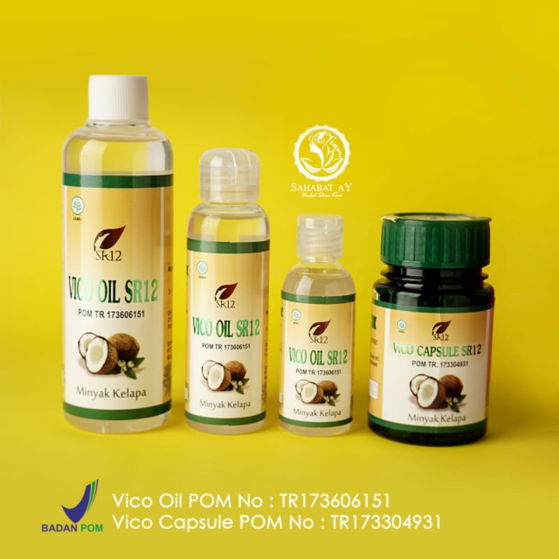 

VICO/VIRGIN COCONUT OIL/MINYAK KELAPA ASLI SR 12/ luka/penyakit kulit