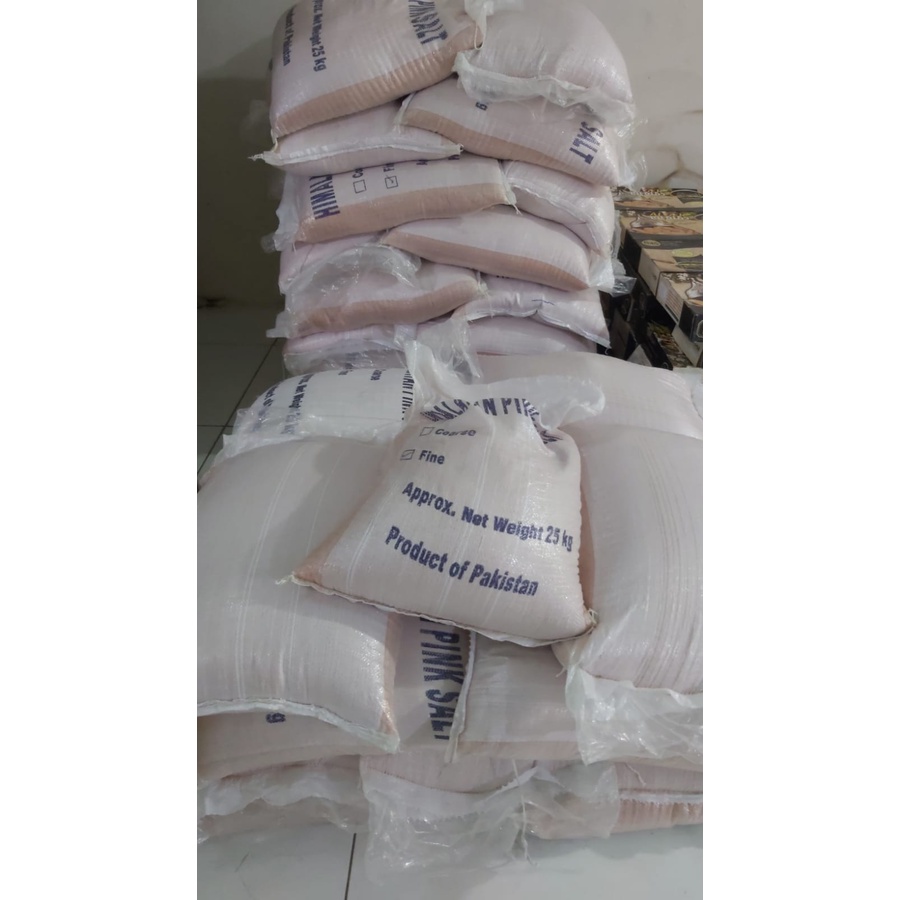 

Garam Himalaya 25 kg bulk 1 karung - Himalayan Pink Salt