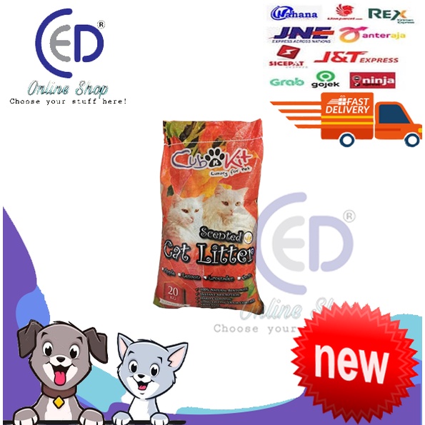 PASIR KUCING CUB N KIT 20KG MARKOTOPS ( EKSPEDISI )