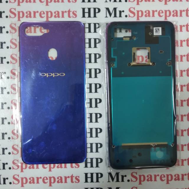 BACKDOOR TUTUP BELAKANG FULLSET OPPO F9 ORIGINAL