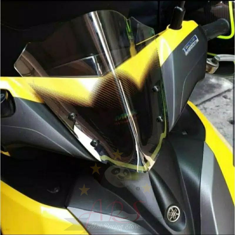 Visor Aerox Motif Karbon Merek Mhr Original | Windshield Aerox