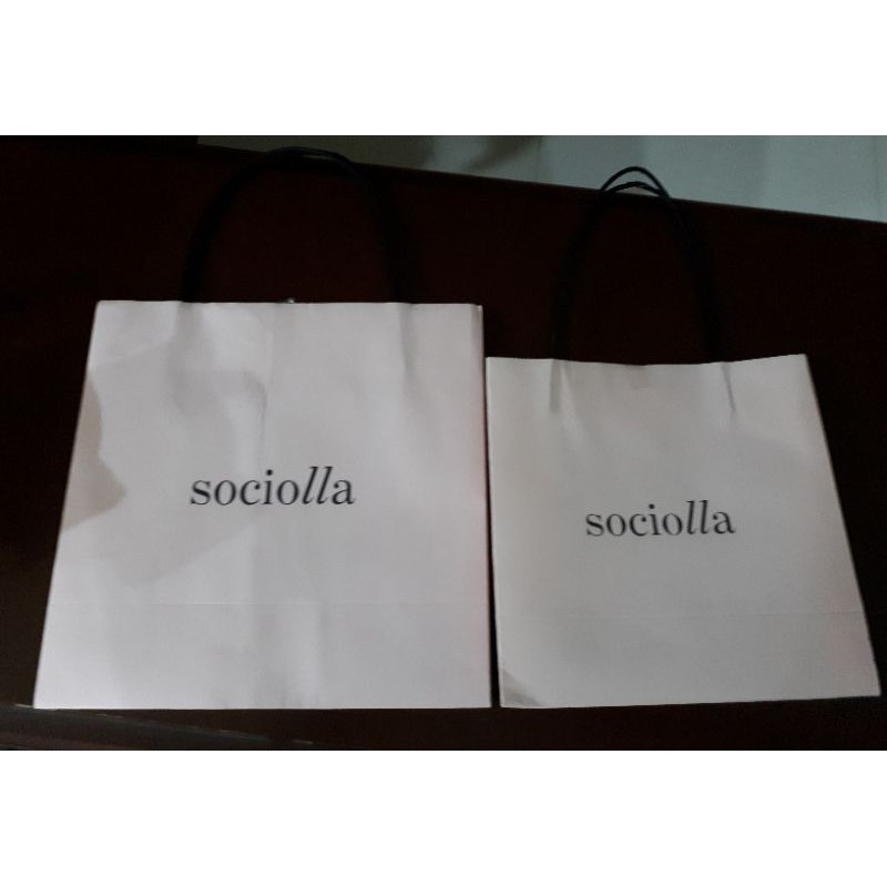 paper bag sociolla box sociolla