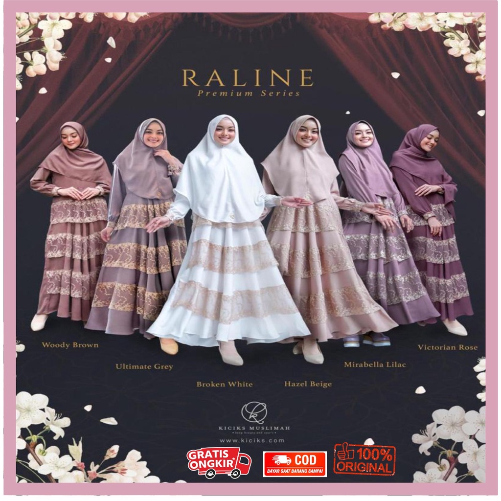 KICIKS RALINE DRESS SERIES // DRESS COUPLE PESTA // READY STOCK & SIAP KIRIM