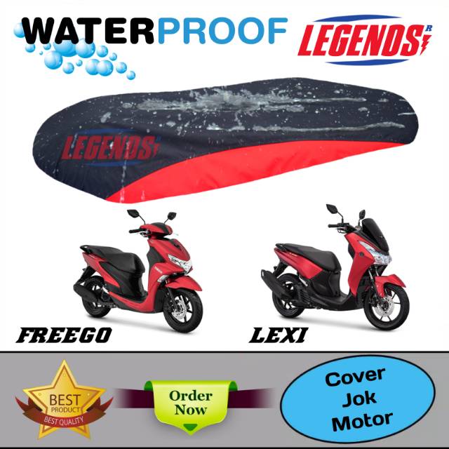 Cover Jok Sarung Jok Motor FREEGO , LEXI Anti Air Mantel Waterproof