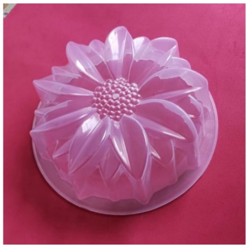 cetakan puding bentuk bunga matahari/cetakan puding plastik/cetakan agar agar
