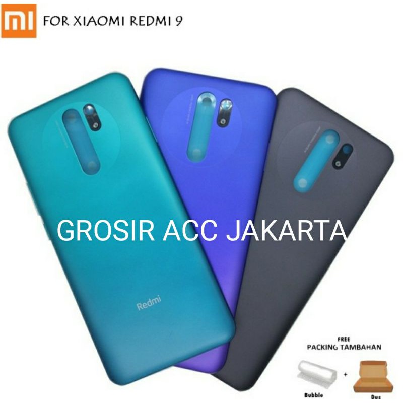 BACKDOOR TUTUP BATRE TUTUP BELAKANG XIAOMI REDMI 9 XIAOMI 9 REDMI9 COVER BELAKANG CASING BELAKANG