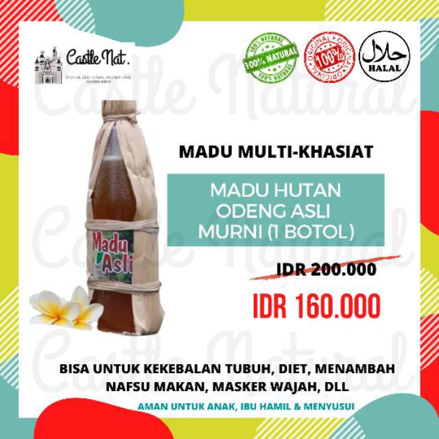 

MADU HUTAN ODENG ASLI MURNI BY MADU TRIPANG KUNYIT MULTIFLORA 900ML