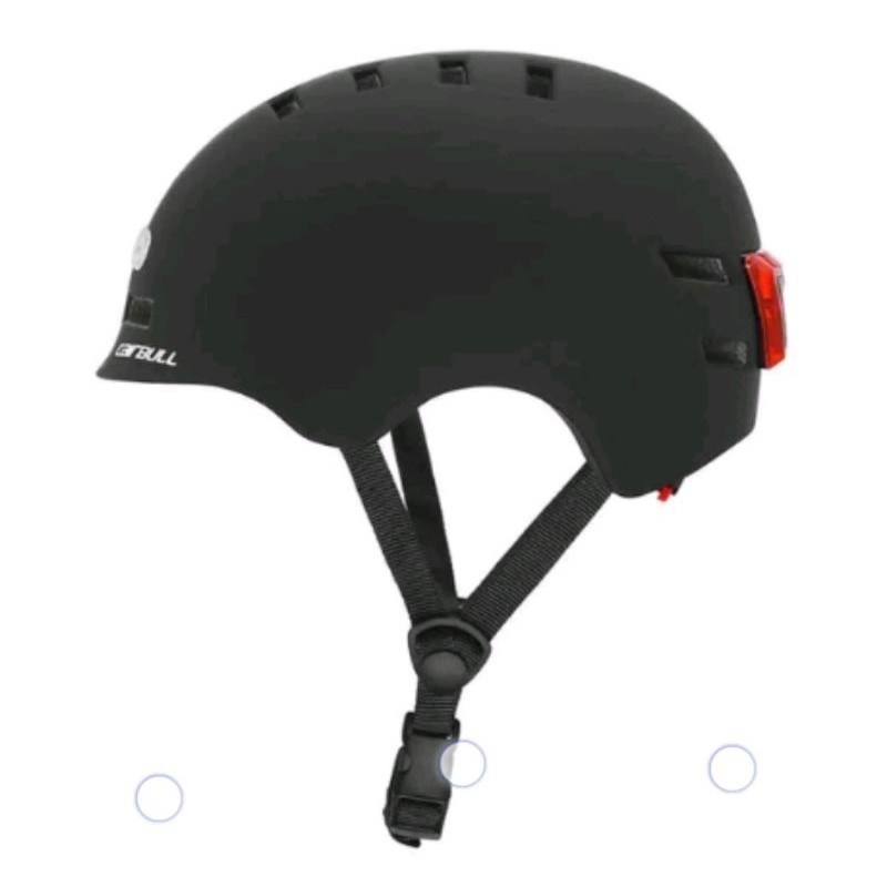 Cairbull Helm Sepeda Urban Commuter Cycling Bike Cap With Tail Light CB-28 Black Hitam