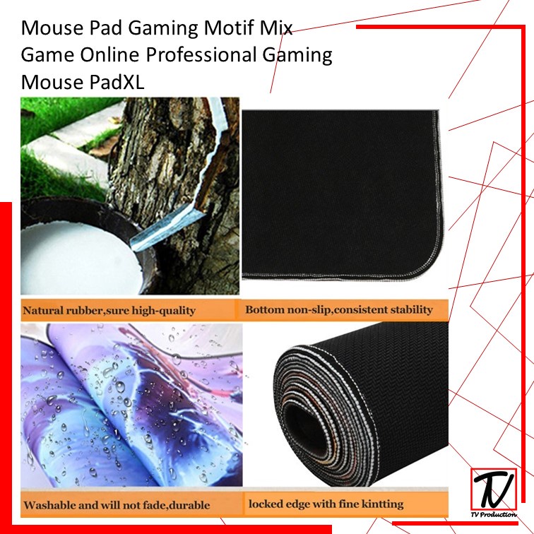 Professional Gaming Mouse Pad XL Desk Mat Model Peta Dunia Marvel &amp; Game Online
