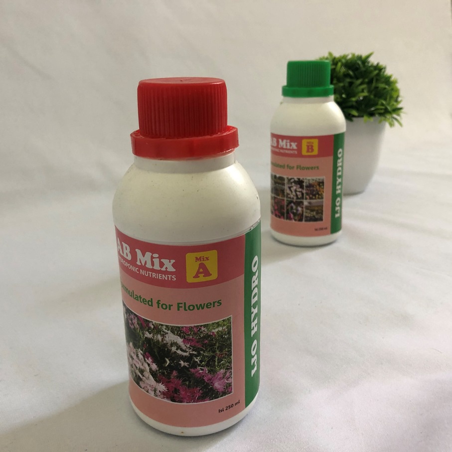 Pupuk Hidroponik AB Mix Bunga - Ijo Cair 500 mL