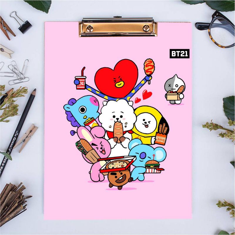 

Dhavitashop - PAPAN UJIAN/CLIPBOARD MURAH KARTUN LUCU BT21