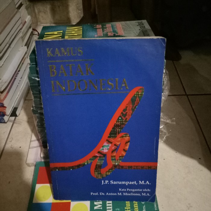 ORI BUKU KAMUS BATAK - INDONESIA