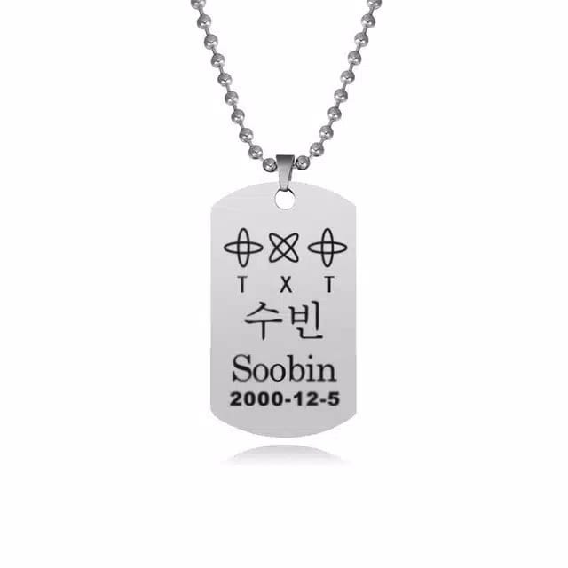 Kalung Rantai KPOP TXT Yeonjun Soobin Beomgyu Taehyun Hueningkai