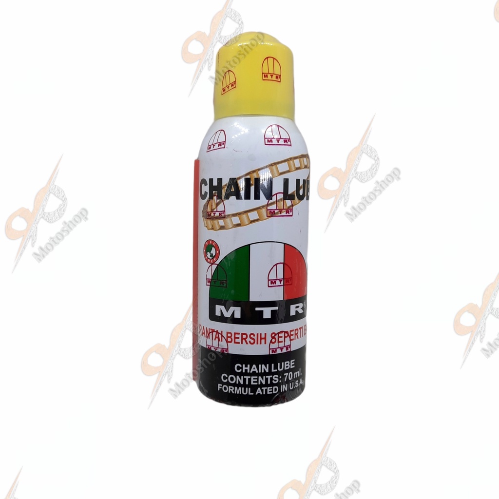 Chain Lube Chainlube MTR Pembersih Semprotan Rantai Motor 70ml Pelumas Rantai