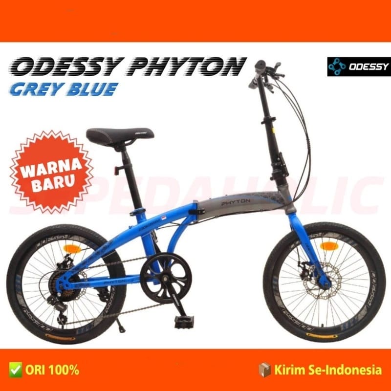 KHUSUS LUAR KOTA - Sepeda Lipat ODESSY PHYTON 16 dan 20 Inch Murah ORIGINAL SNI