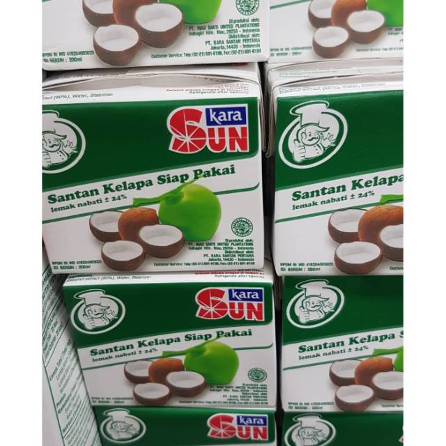 Jual Sun Kara Santan Kelapa Siap Pakai Ml Shopee Indonesia