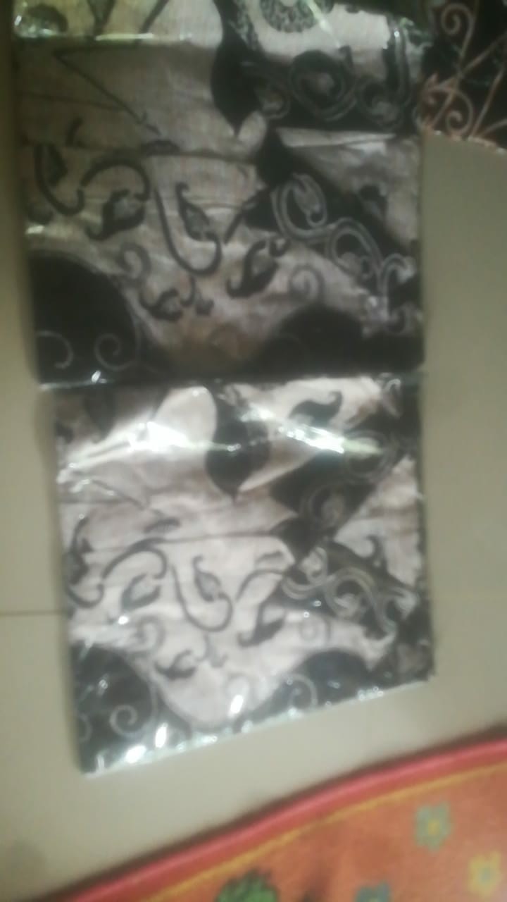 Havi Batik Hrb026 Kenongo Kemeja Pendek Pekalongan Padi M L Xl Sogan Tulis Halus Kemeja Batik