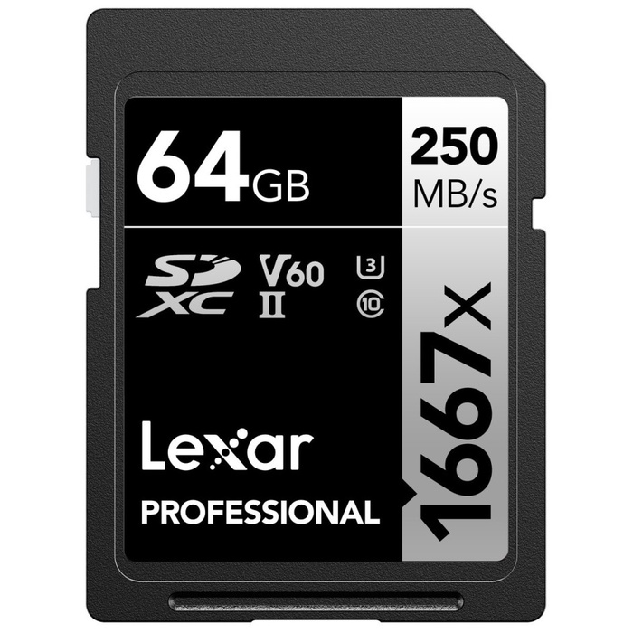 LEXAR Professional 1667X SDCard SDXC SDHC 64GB 128GB 256GB 512GB Garansi Resmi