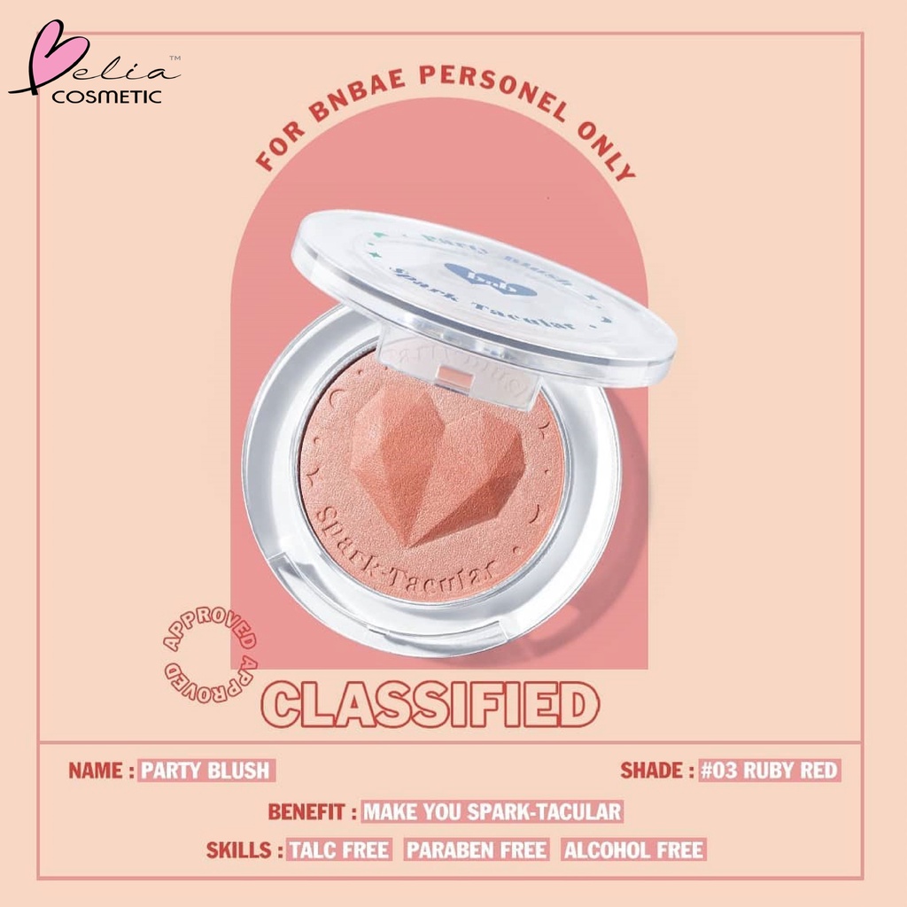 ❤ BELIA ❤ BNB BARENBLISS Spark-Tacular Party Blush | Blush On | Blushon | Perona Pipi | BPOM